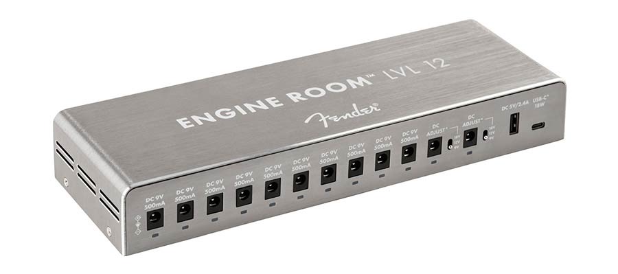 Engine Room LVL12, effects pedal power supply , 10x 9V + 2x 9/12/18V isolated outputs, 230V EUR