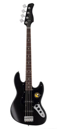 4-string passive bass guitar satin black