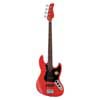 4-string passive bass guitar satin red