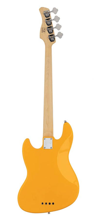 4-string passive bass guitar orange