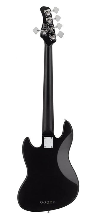 5-string passive bass guitar satin black