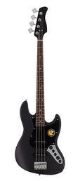 4-string active bass guitar satin black