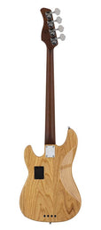 swamp ash 4-string active bass guitar natural