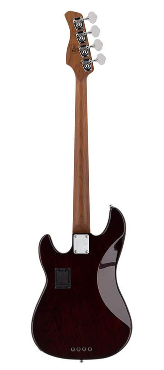 swamp ash 4-string active bass guitar tobacco sunburst