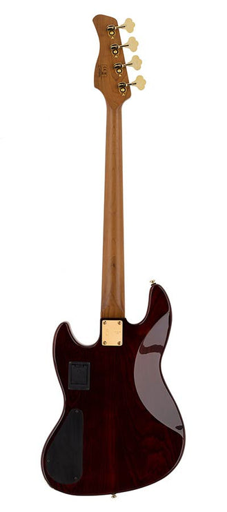 Sire Basses - V10 Dx4/ts - Swamp Ash + Flamed Maple 4-String Active Bass Guitar – Tobacco Sunburst