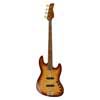 swamp ash + flamed maple 4-string active bass guitar tobacco sunburst, with hardcase