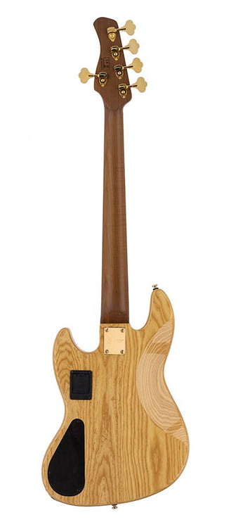 Sire Basses - V10 Dx5/nt - Swamp Ash + Flamed Maple 5-String Active Bass Guitar – Natural