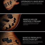 Sire Basses - P10 Dx4/ts - Swamp Ash + Flamed Maple 4-String Active Bass Guitar– Tobacco Sunburst,