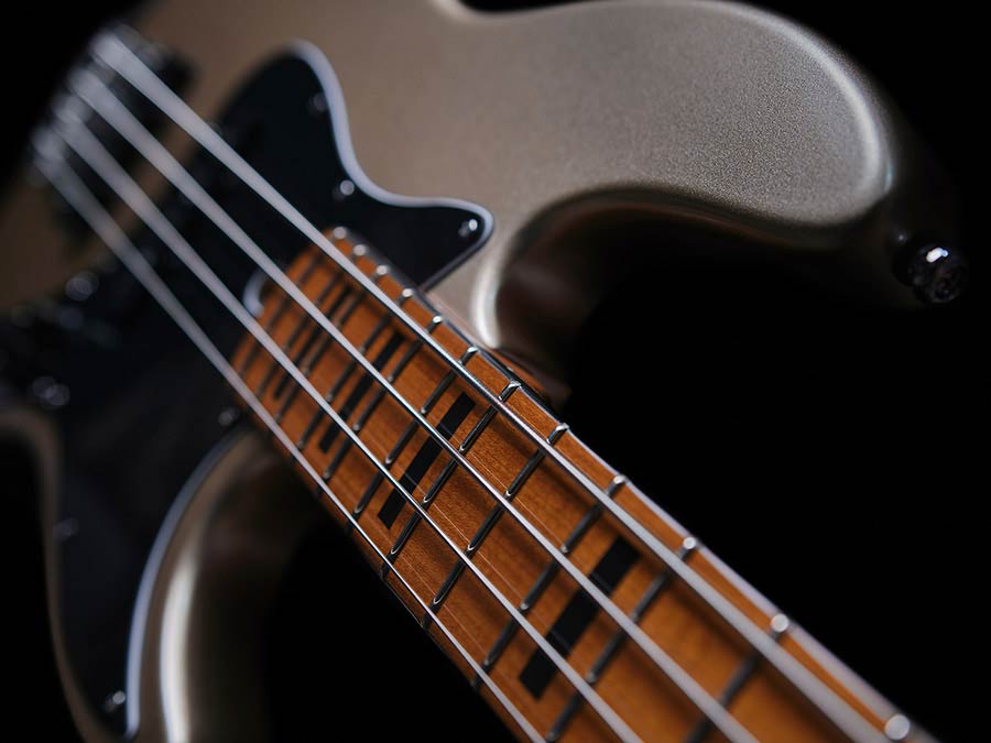 Sire Basses - V5 A4/cgm - Alder 4-String Passive Bass Guitar – Champagne Gold