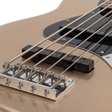 Sire Basses - V5 A5/cgm - Alder 5-String Passive Bass Guitar – Champagne Gold