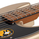 Sire Basses - V5 A5/cgm - Alder 5-String Passive Bass Guitar – Champagne Gold