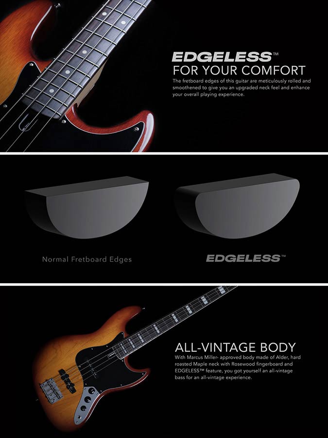 Sire Basses - V5r A5/ts - Alder 5-String Passive Bass Guitar – Tobacco Sunburst