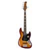 alder 5-string passive bass guitar tobacco sunburst