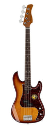 alder 4-string passive bass guitar tobacco sunburst