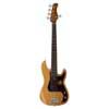 alder 5-string passive bass guitar natural