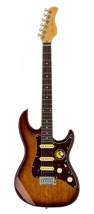 electric guitar S-style tobacco sunburst