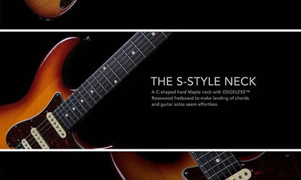 electric guitar S-style tobacco sunburst