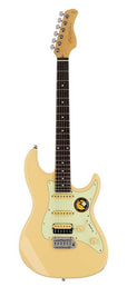 electric guitar S-style vintage white