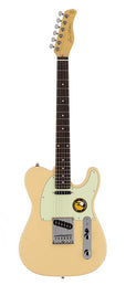 electric guitar T-style vintage white