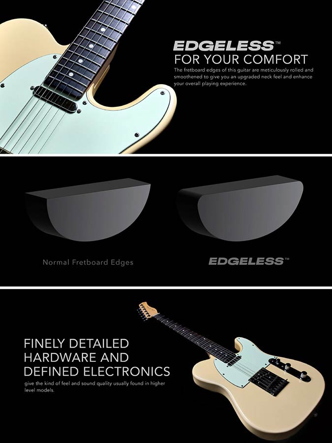 Sire Guitars - T3/snb - Electric Guitar T-Style – Sonic Blue