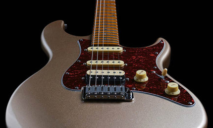 electric guitar S-style champagne gold metallic