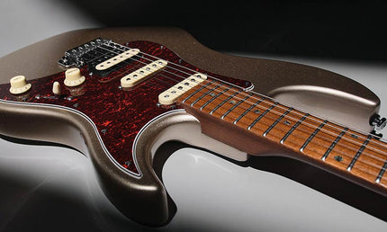 electric guitar S-style champagne gold metallic