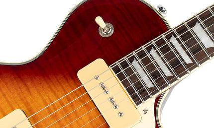 electric guitar L-style with P90s tobacco sunburst