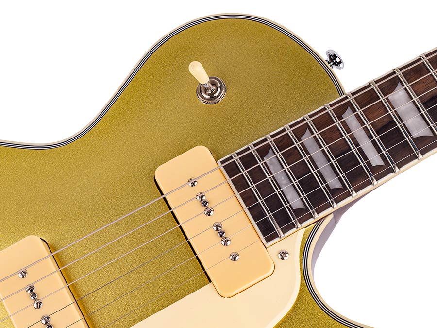 Sire Guitars - L7v/gd - Electric Guitar L-Style with – P90s Gold