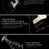 Sire Guitars - L7v/gd - Electric Guitar L-Style with – P90s Gold