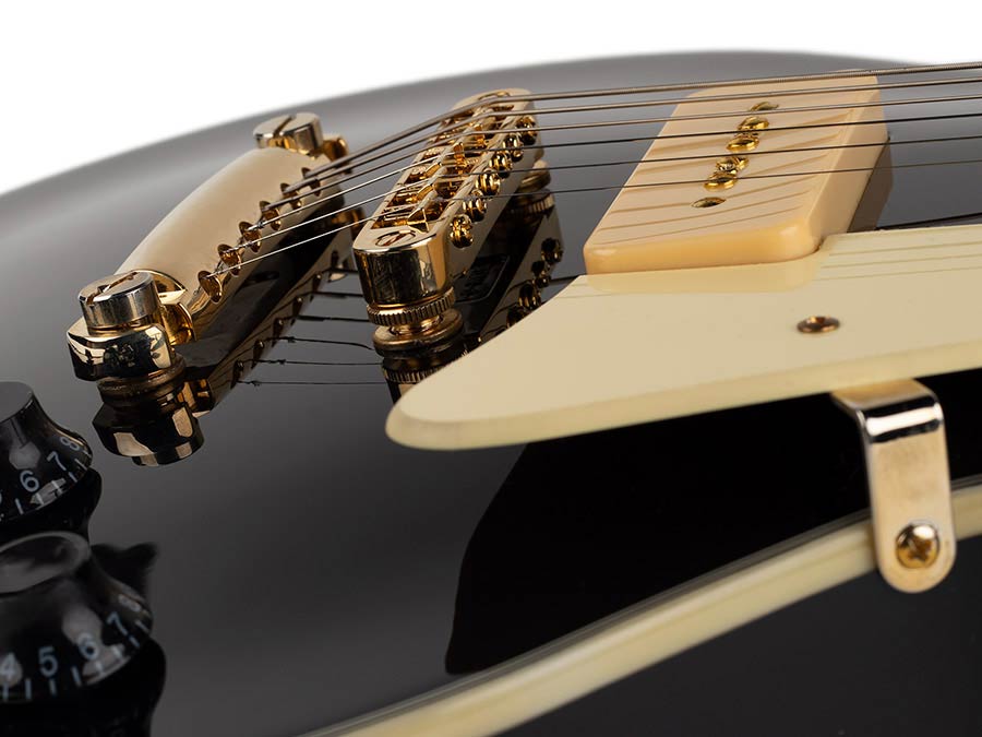 Sire Guitars - L7v/bk - Electric Guitar L-Style with P90s – Black