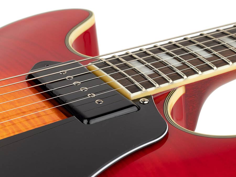 Sire Guitars - H7v/cs - Electric Guitar Archtop with P90s – Cherry Sunburst