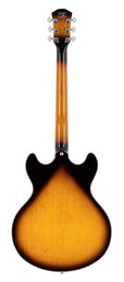 electric guitar archtop with P90s vintage sunburst