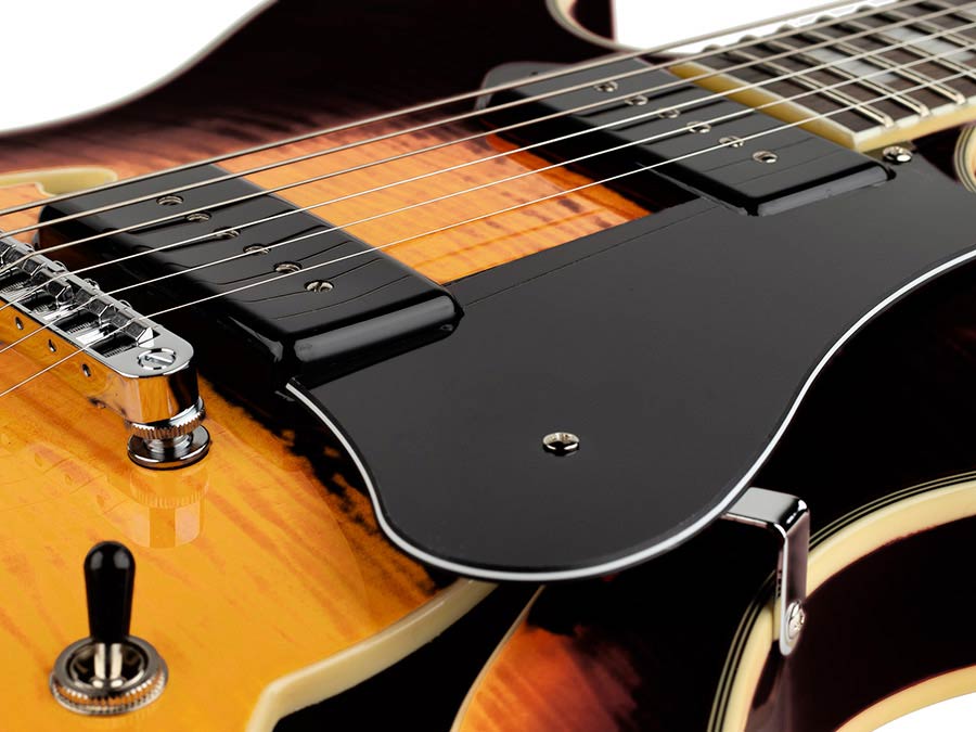 Sire Guitars - H7v/vs - Electric Guitar Archtop with P90s – Vintage Sunburst