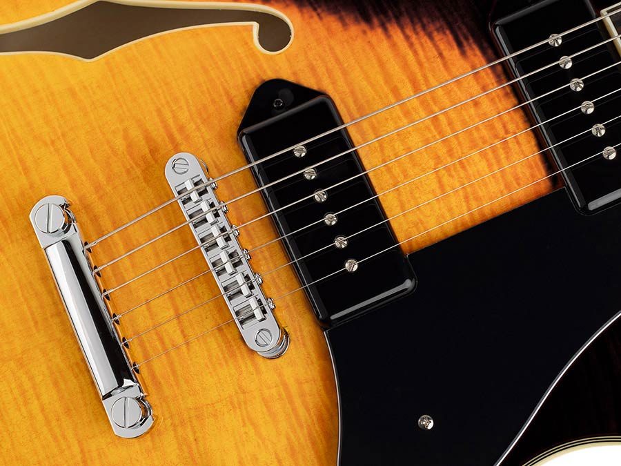 Sire Guitars - H7v/vs - Electric Guitar Archtop with P90s – Vintage Sunburst