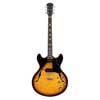 electric guitar archtop with P90s vintage sunburst