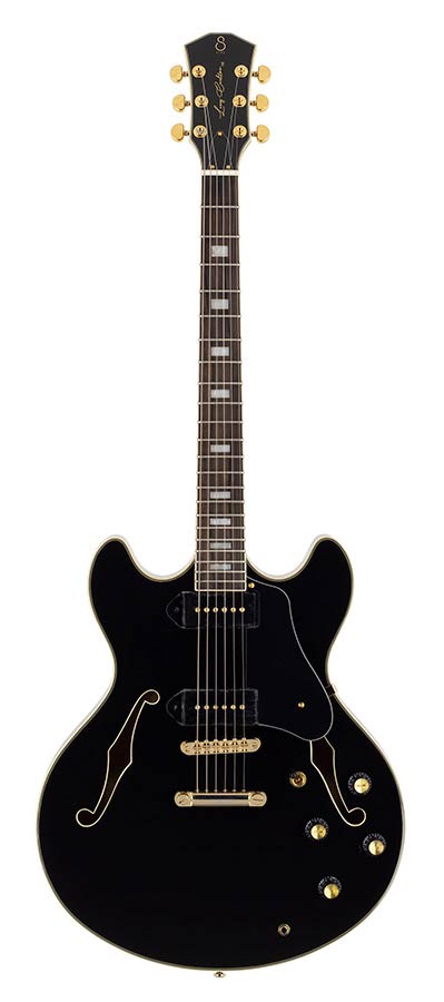 Sire Guitars - H7V/BK - electric guitar archtop with P90s black – P90S Black