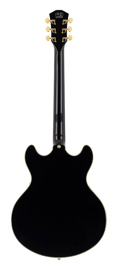 Sire Guitars - H7v/bk - Electric Guitar Archtop with P90s Black – Black