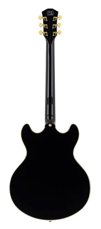 Sire Guitars - H7v/bk - Electric Guitar Archtop with P90s Black – Black