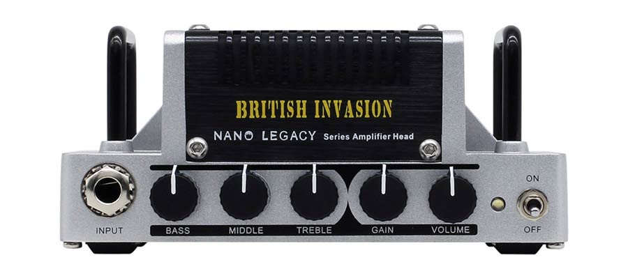 guitar amplifier head BRITISH INVASION, 5W class AB, with 18v PSU