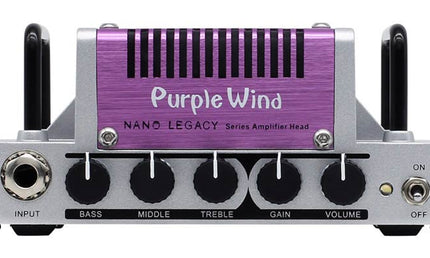 guitar amplifier head PURPLE WIND, 5W class AB, with 18v PSU