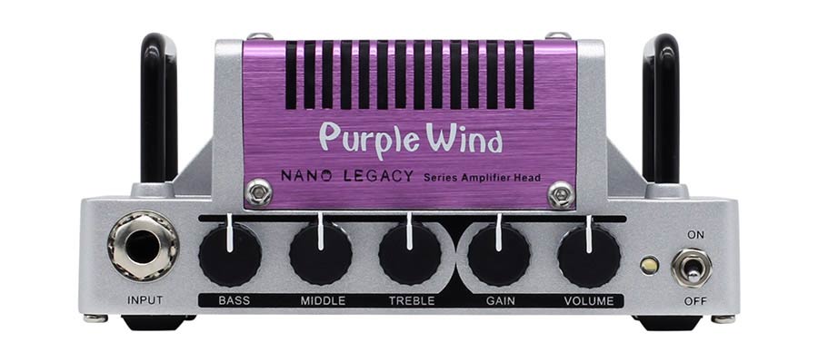 guitar amplifier head PURPLE WIND, 5W class AB, with 18v PSU