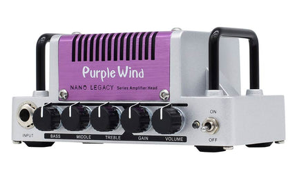 guitar amplifier head PURPLE WIND, 5W class AB, with 18v PSU