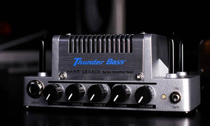 bass amplifier head THUNDER BASS, 5W class AB, with 18v PSU