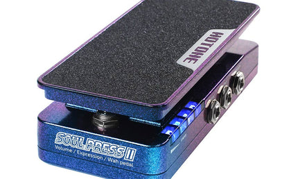 compact volume - wah - expression pedal SOUL PRESS II, with tone controls and multiple I/O options