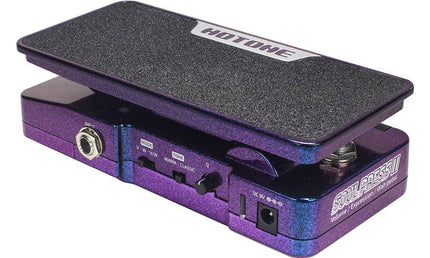 compact volume - wah - expression pedal SOUL PRESS II, with tone controls and multiple I/O options