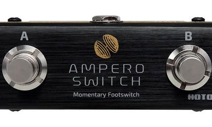 compact momentary footswitch AMPERO SWITCH, with 2 buttons