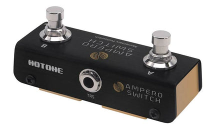 compact momentary footswitch AMPERO SWITCH, with 2 buttons