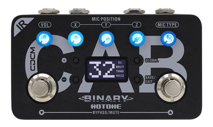 CDCM cabinet simulator pedal BINARY CAB, with 100 cab models