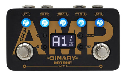 CDCM amp simulator pedal BINARY AMP, with 16 amp models