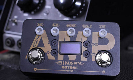 CDCM amp simulator pedal BINARY AMP, with 16 amp models